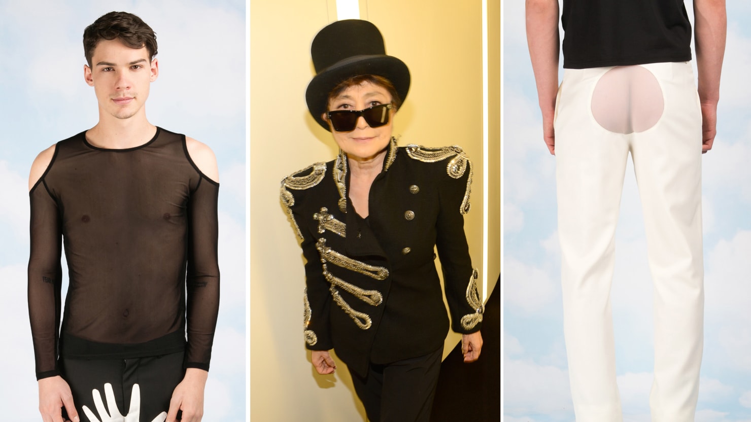 Yoko Ono's Fashion Debut