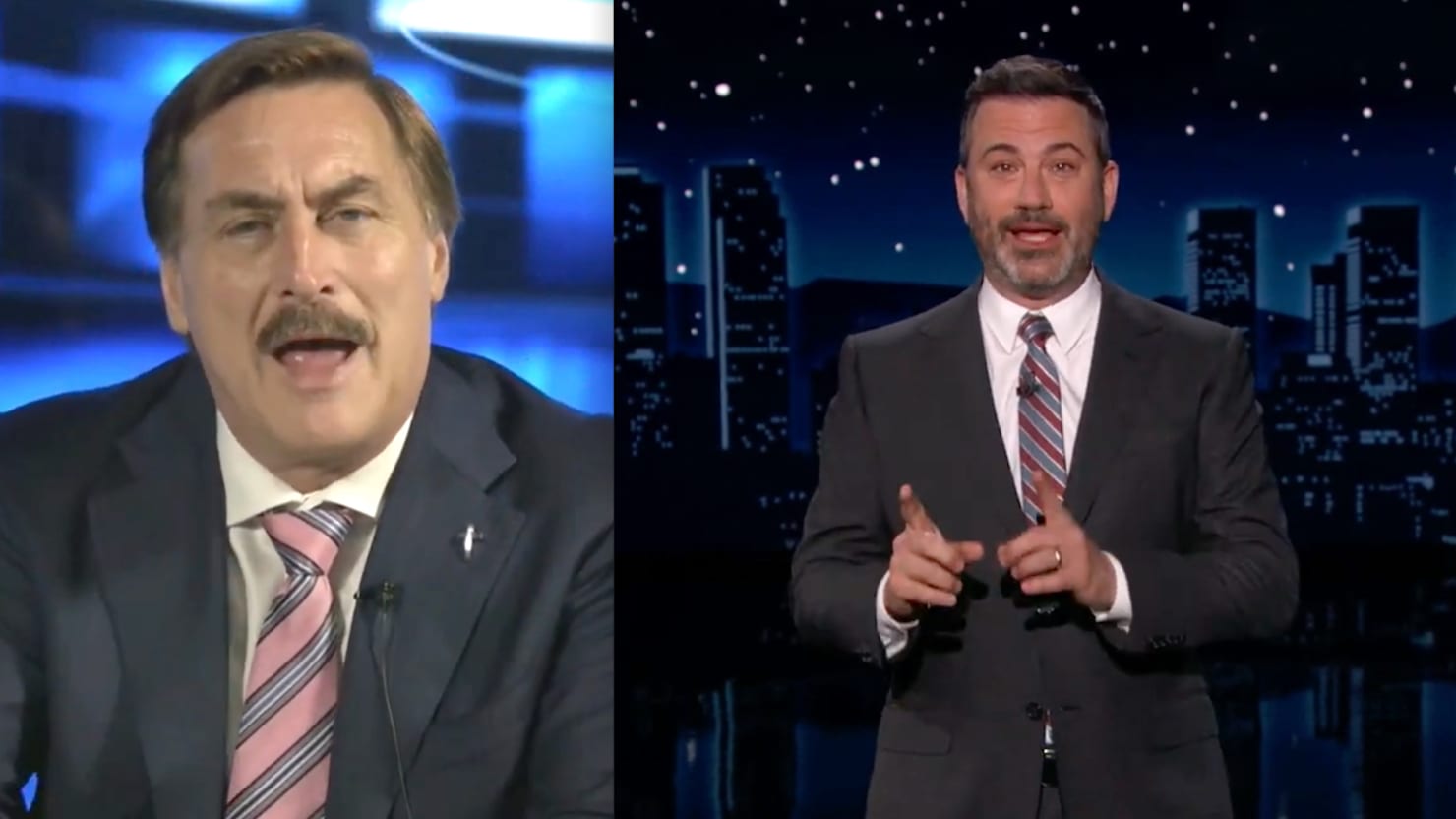 Jimmy Kimmel fires back at MyPillow Guy Mike Lindell’s ‘Delusion-Palooza’