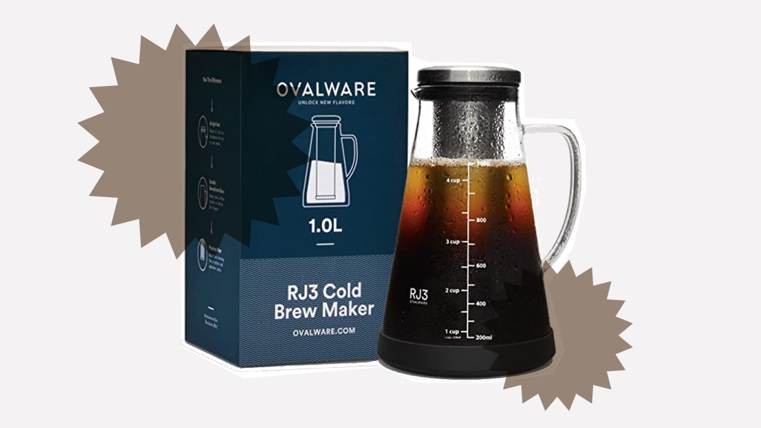 Ovalware Cold Brew Coffee Carafe Review