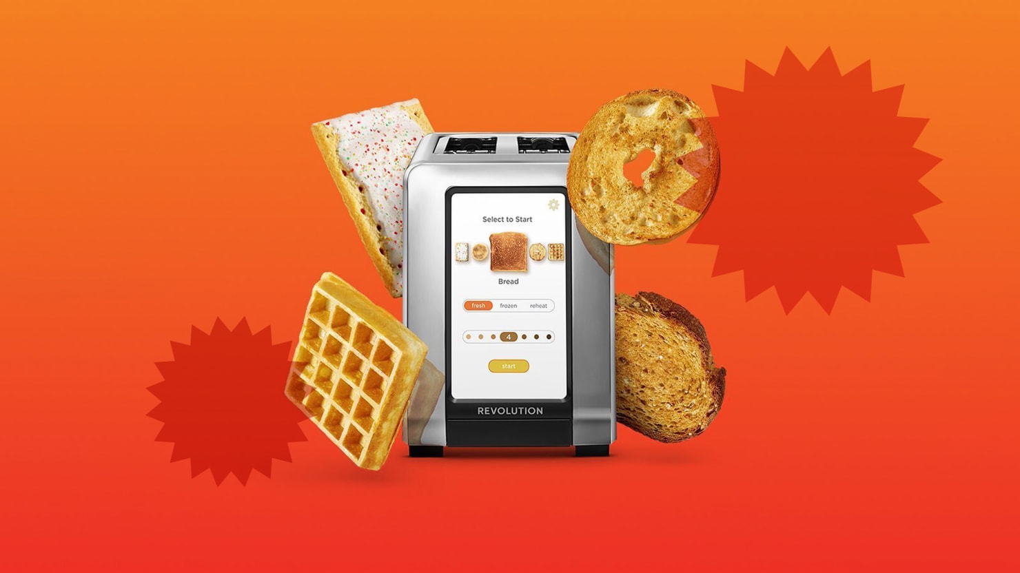 The Revolution Cooking Touchscreen Toaster on  Makes Perfect Toast