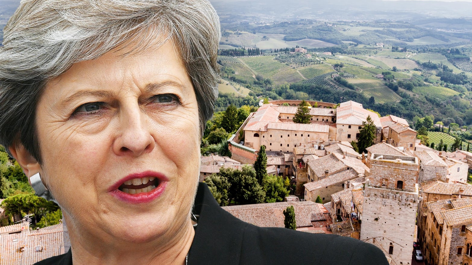 Theresa May's Killjoy Grand Tour in Tuscany