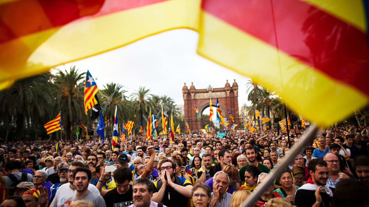 The Catalan Government Declares Catalonia Not Quite Independent