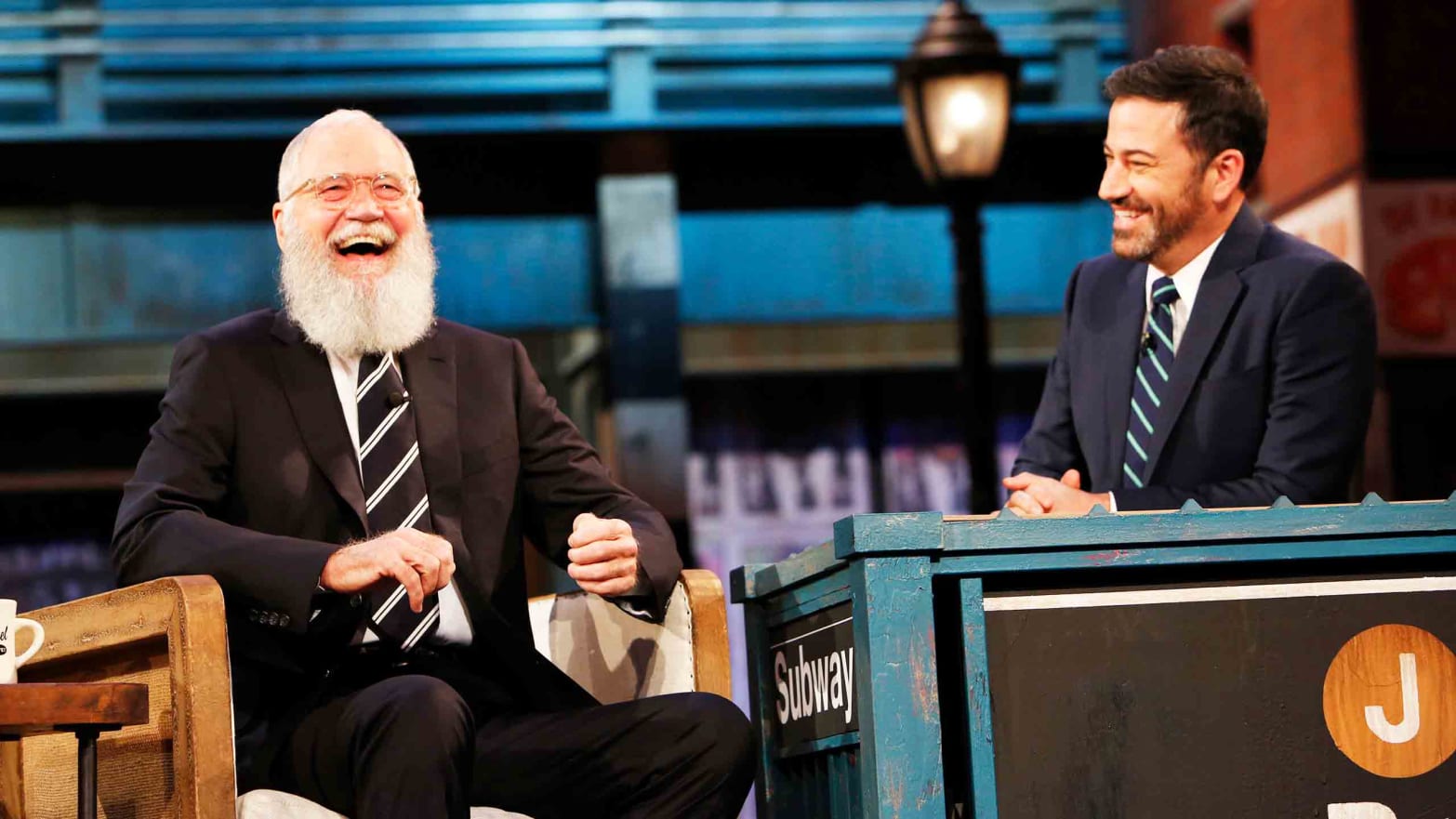 David Letterman Ribs Jimmy Fallon and Conan O’Brien on ‘Jimmy Kimmel Live’