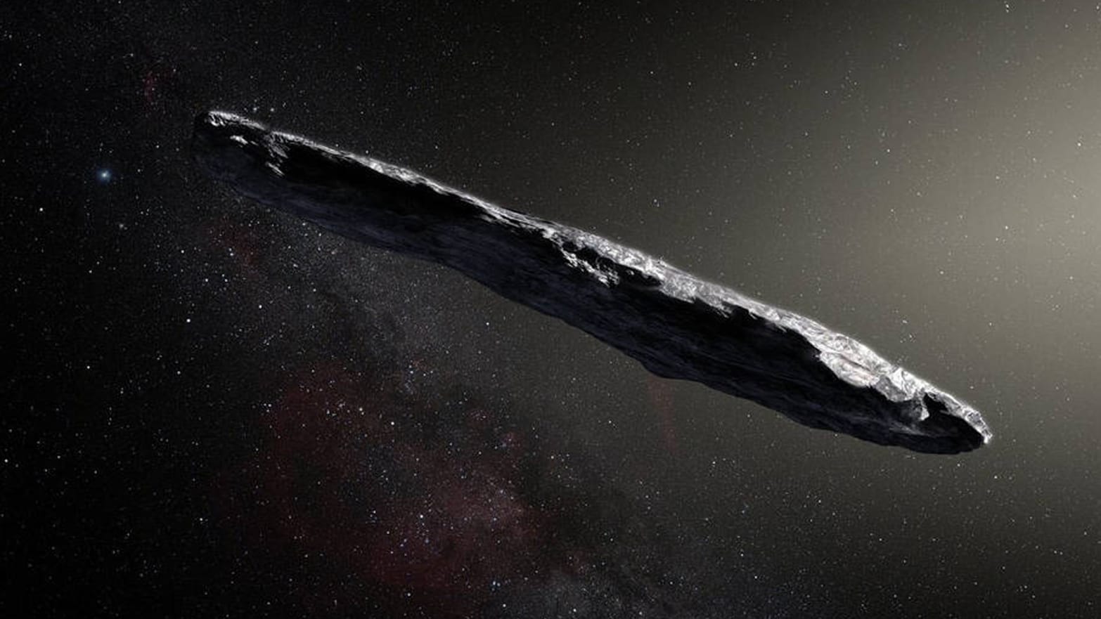 oumuamua artist rendition abraham avi loeb shmuel bialy paul sutter astrphysics comet asteroid solar radiation pressure