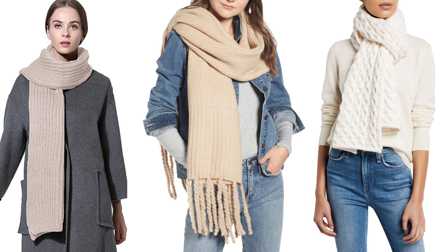 Chunky Knit Scarves You Ll Never Want To Take Off