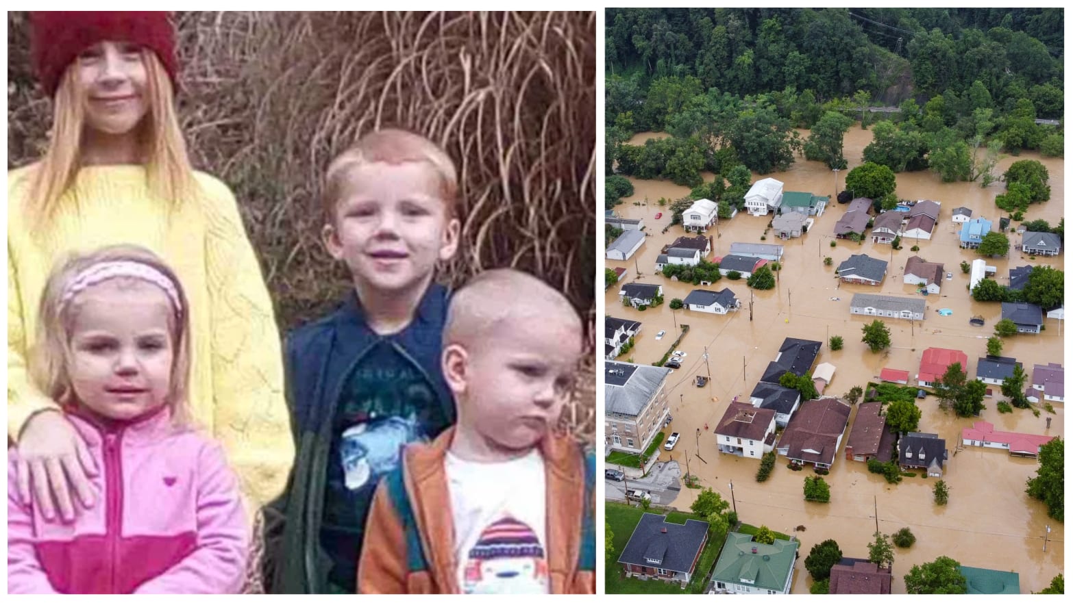 Four Young Siblings Drown After Floodwaters Swept Them from Their Parents’ Arms in Kentucky