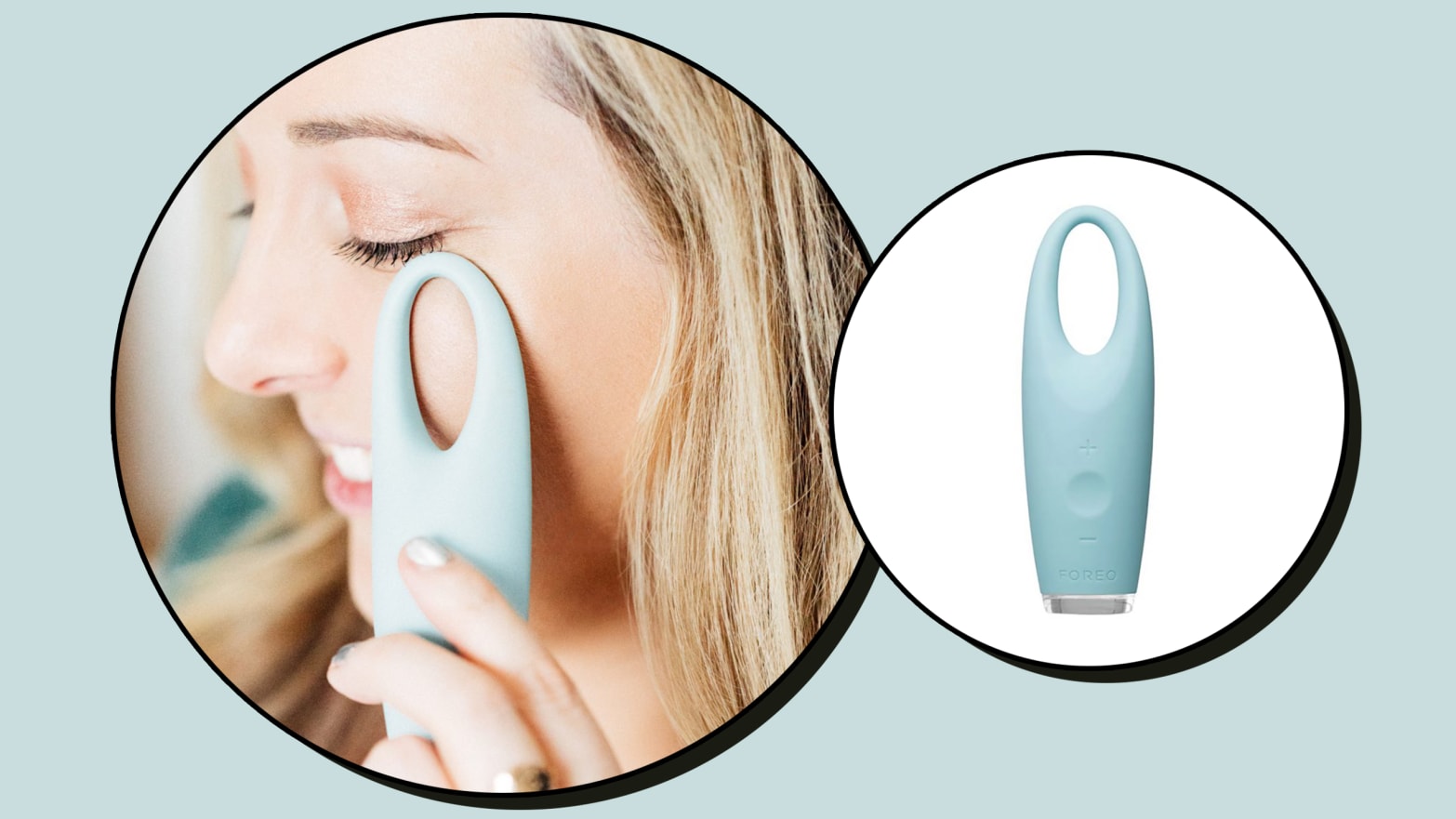 foreo iris illuminating eye massager review