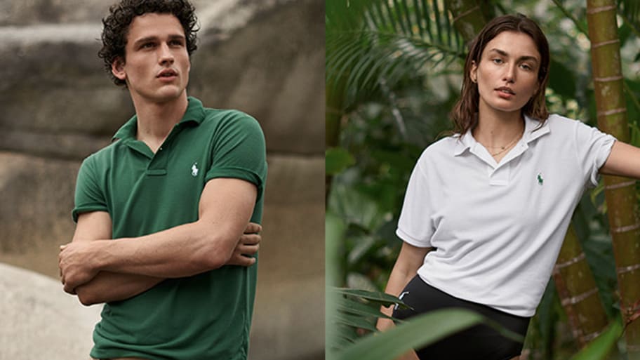 polo shirts made from recycled bottles
