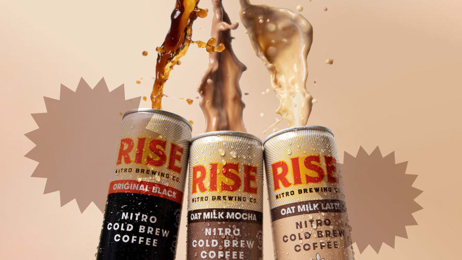 RISE nitro cold brew oat milk latte review