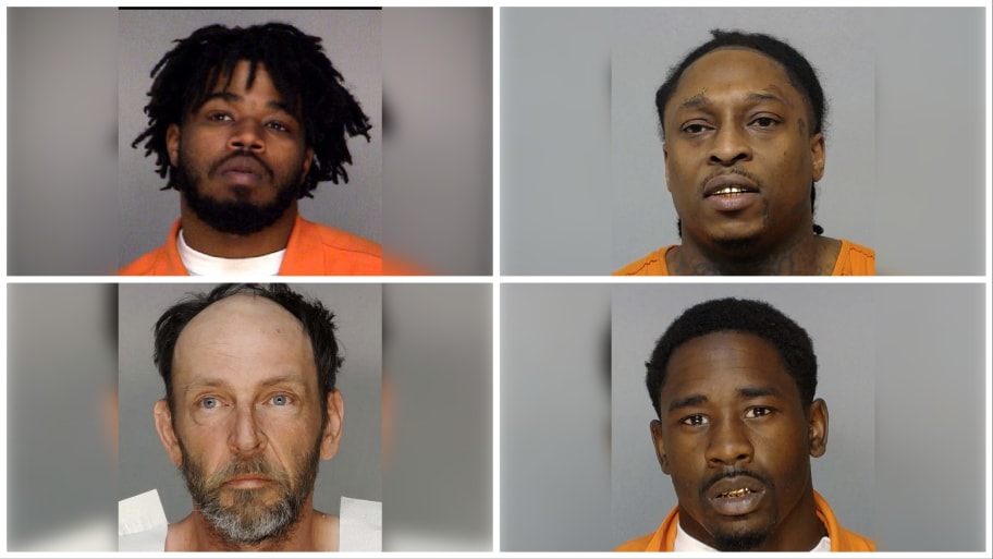 Four inmates who escaped Bibb County Detention Center. 