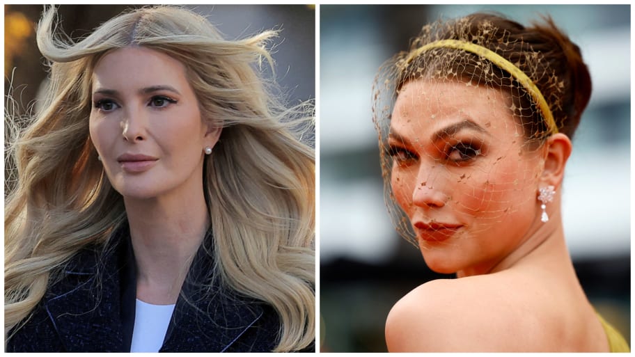 Side-by-side photos of Ivanka Trump and Karlie Kloss.