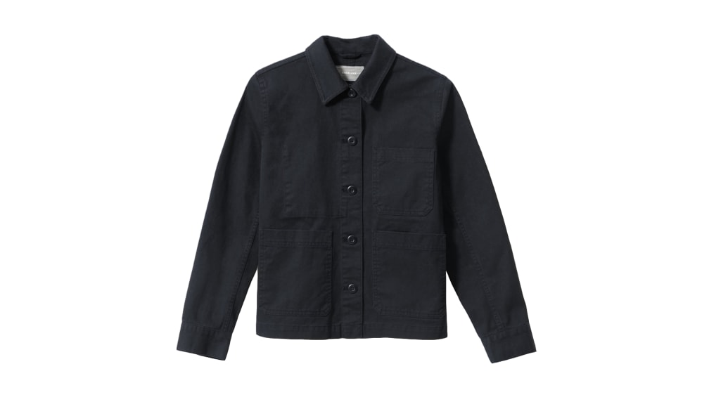 The H&M Denim Utility Jacket Is Modeled After A Classic Chore Coat