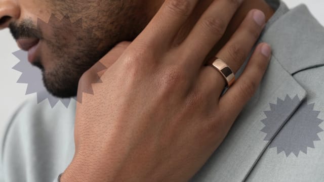 Oura ring rose gold