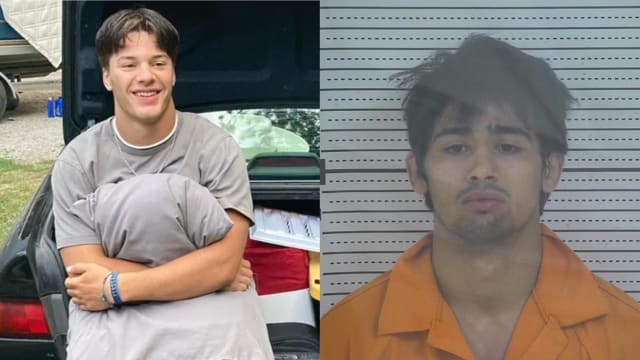 Side-by-side photos showing murdered college student Josiah Kilman next to suspect and fellow student Charles “Zeke” Escalera