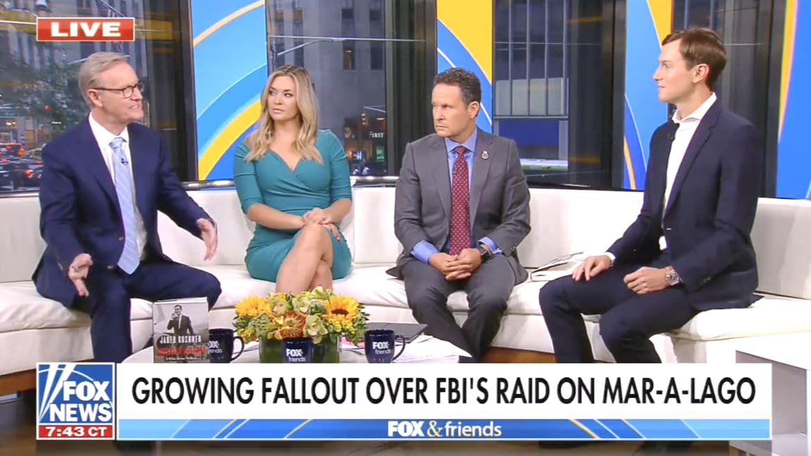 Jared Kushner Squirms After ‘Fox & Friends’ Host Asks One Tough Question