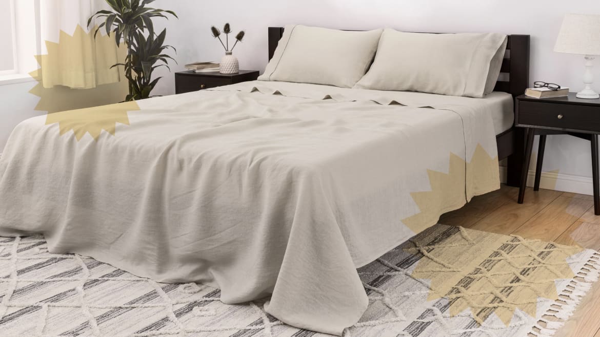 Amazon’s Top-Selling Bedding Brand Just Dropped Linen Sheets