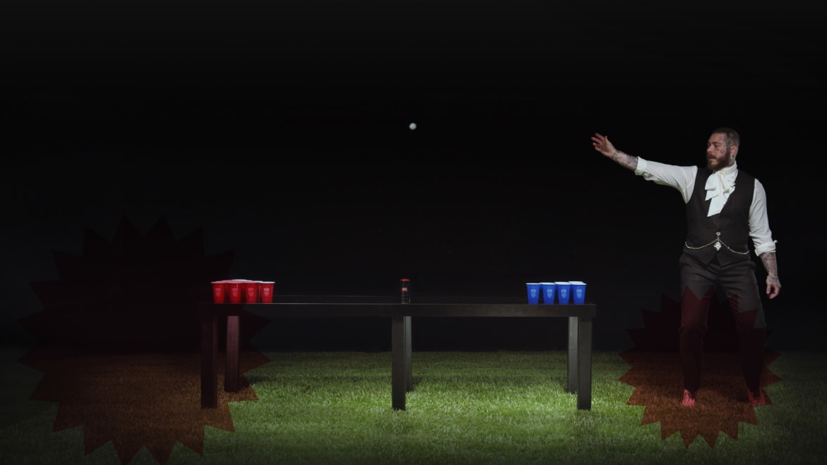 Level up Your Beer Pong Skills With Post Malone’s World Pong League Set