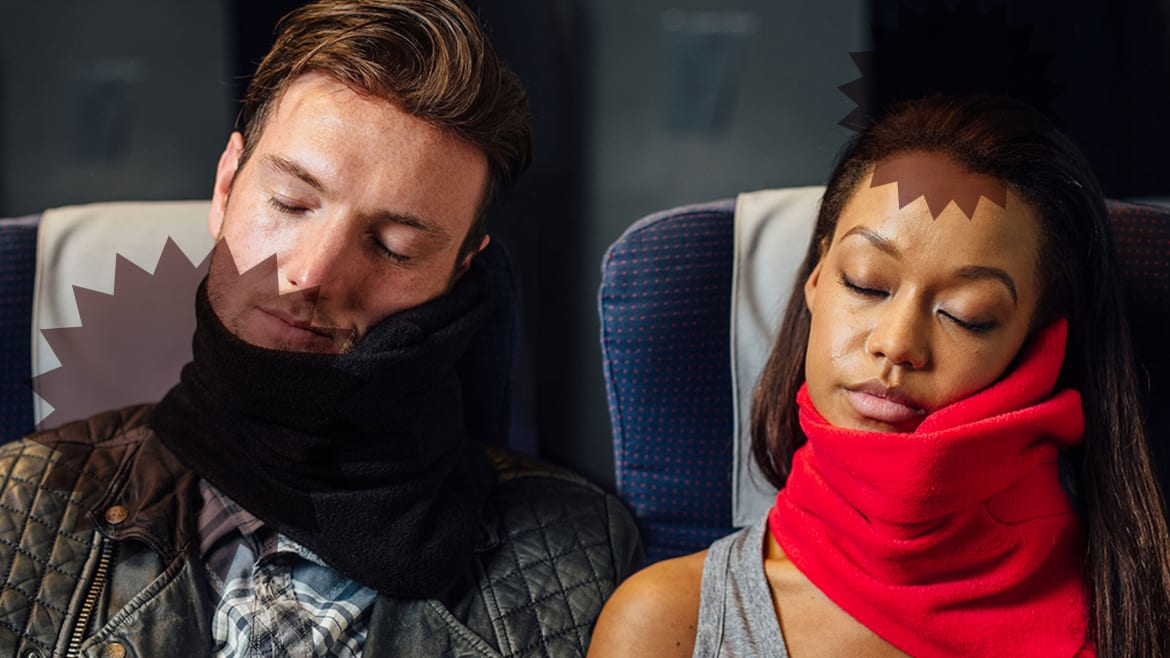 This TikTok-Famous Neck Support Pillow Makes Traveling Painless