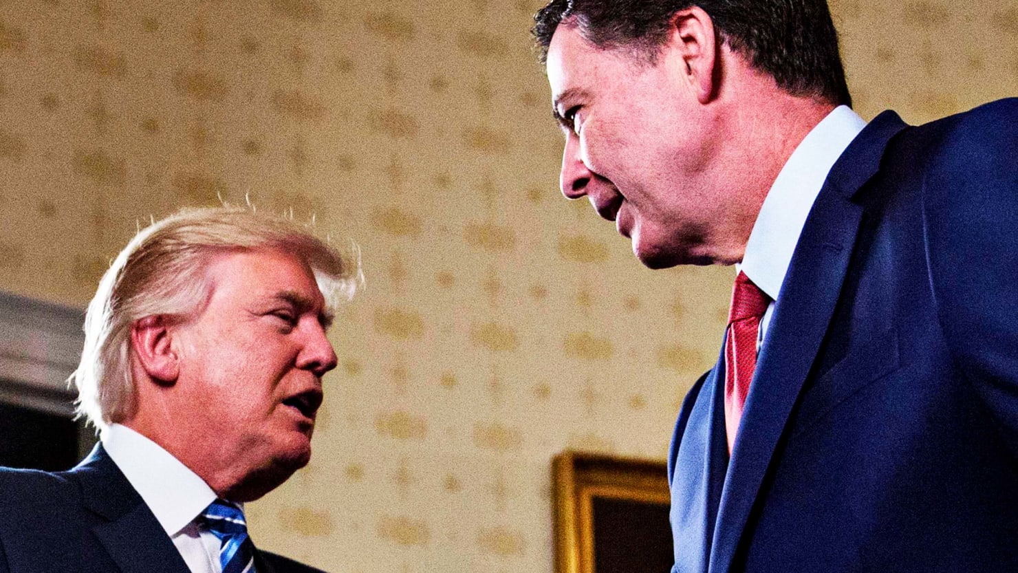 Image result for Trump and Comey
