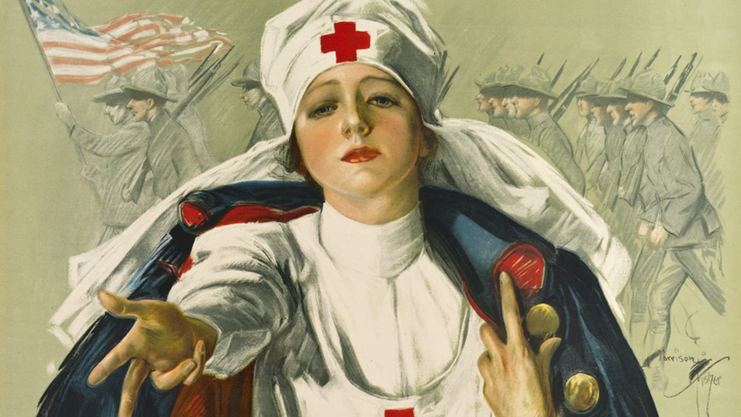 Харди медсестра. Военная медсестра в живописи. Красный крест плакаты. Сестра милосердия картина.