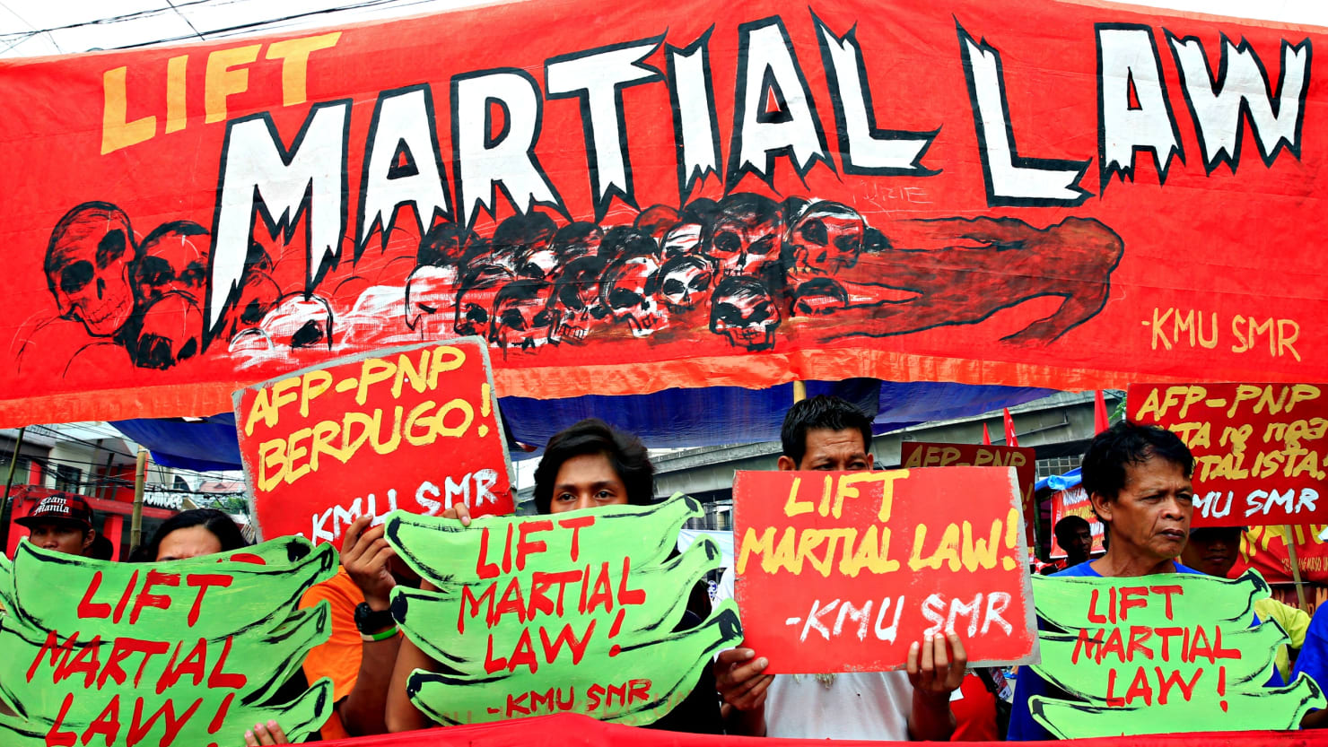 Duterte Seeks to Extend Martial Law Through End of 2017