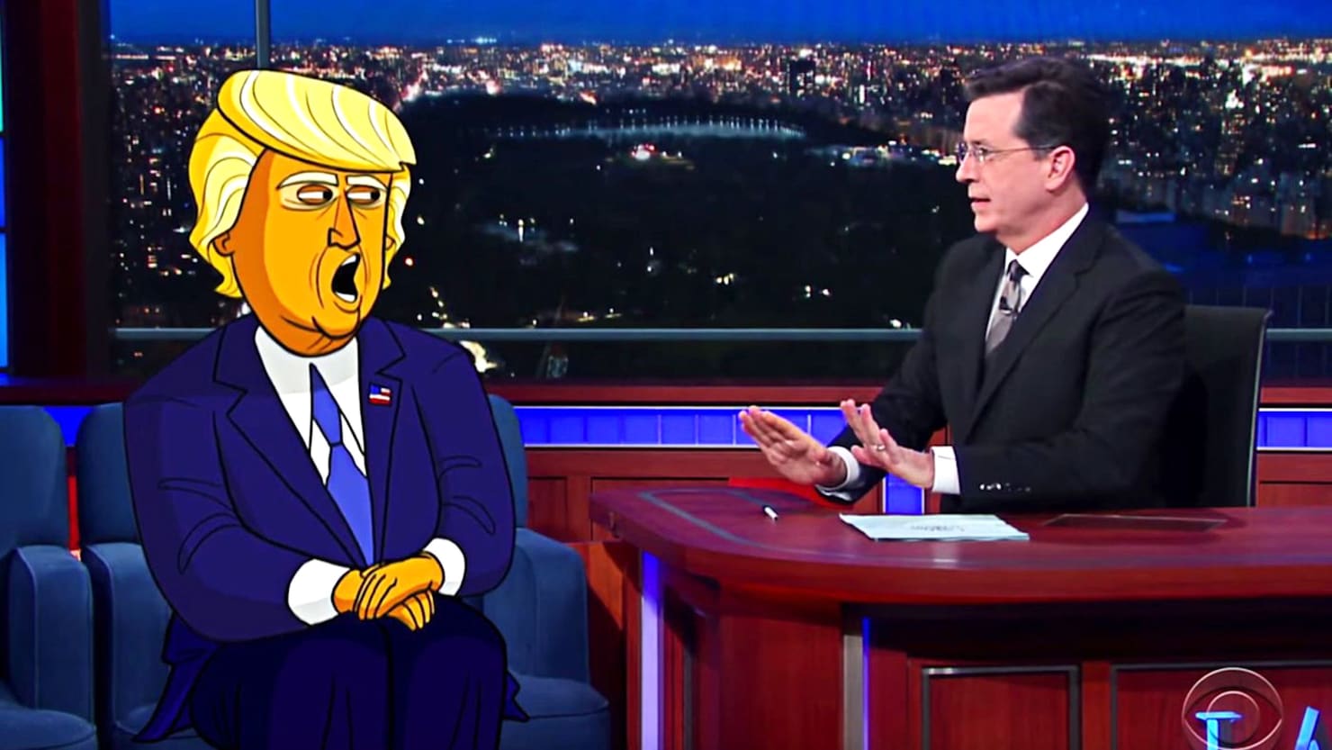 Stephen Colbert's Cartoon Trump Coming to Showtime