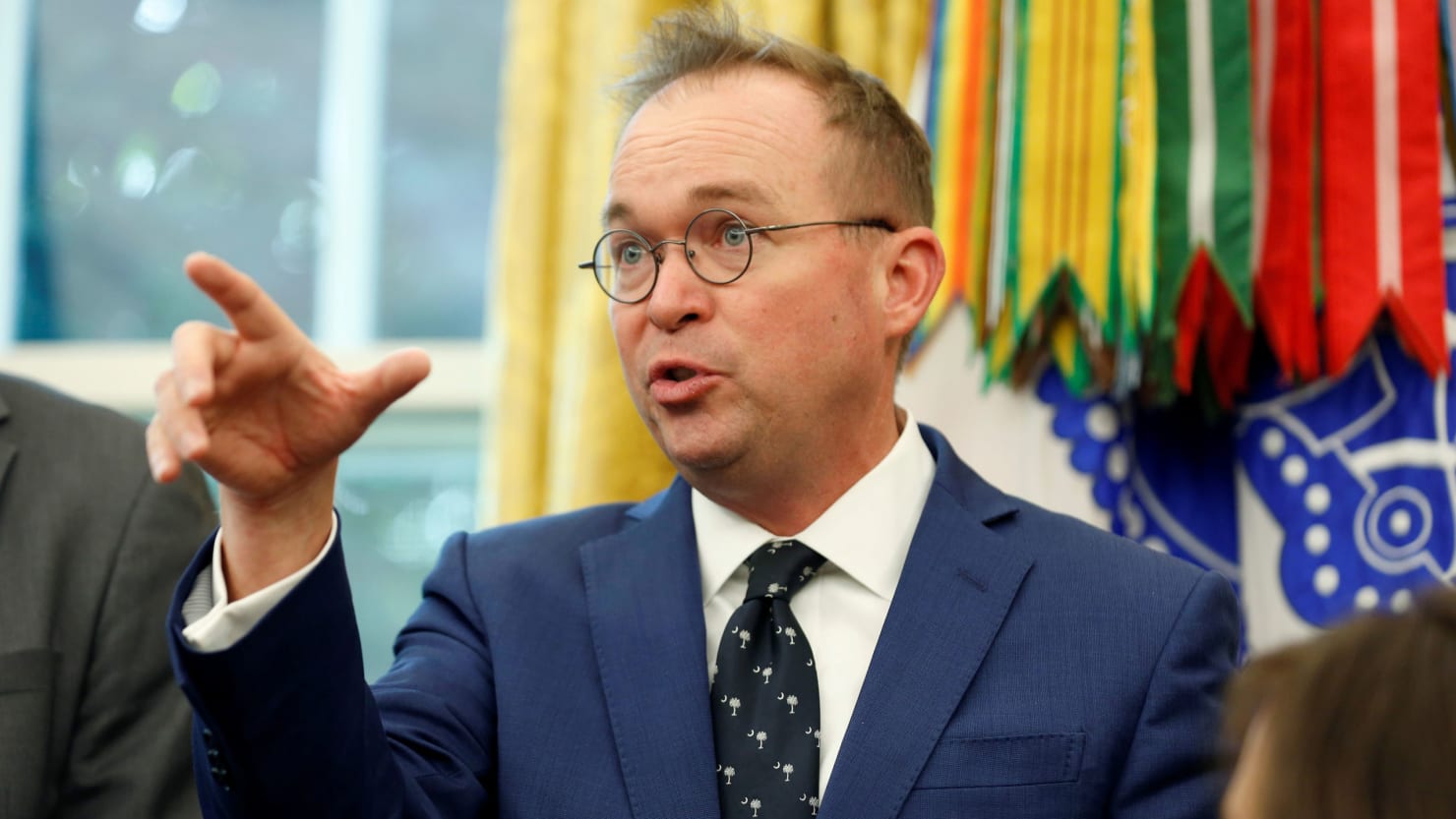 Incoming Chief of Staff Mick Mulvaney: ‘Very Possible’ Shutdown Could Go into 20191480 x 833