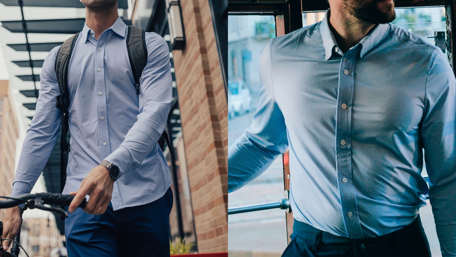 Rhones New Commuter Dress Shirt combines premium style with enhanced function