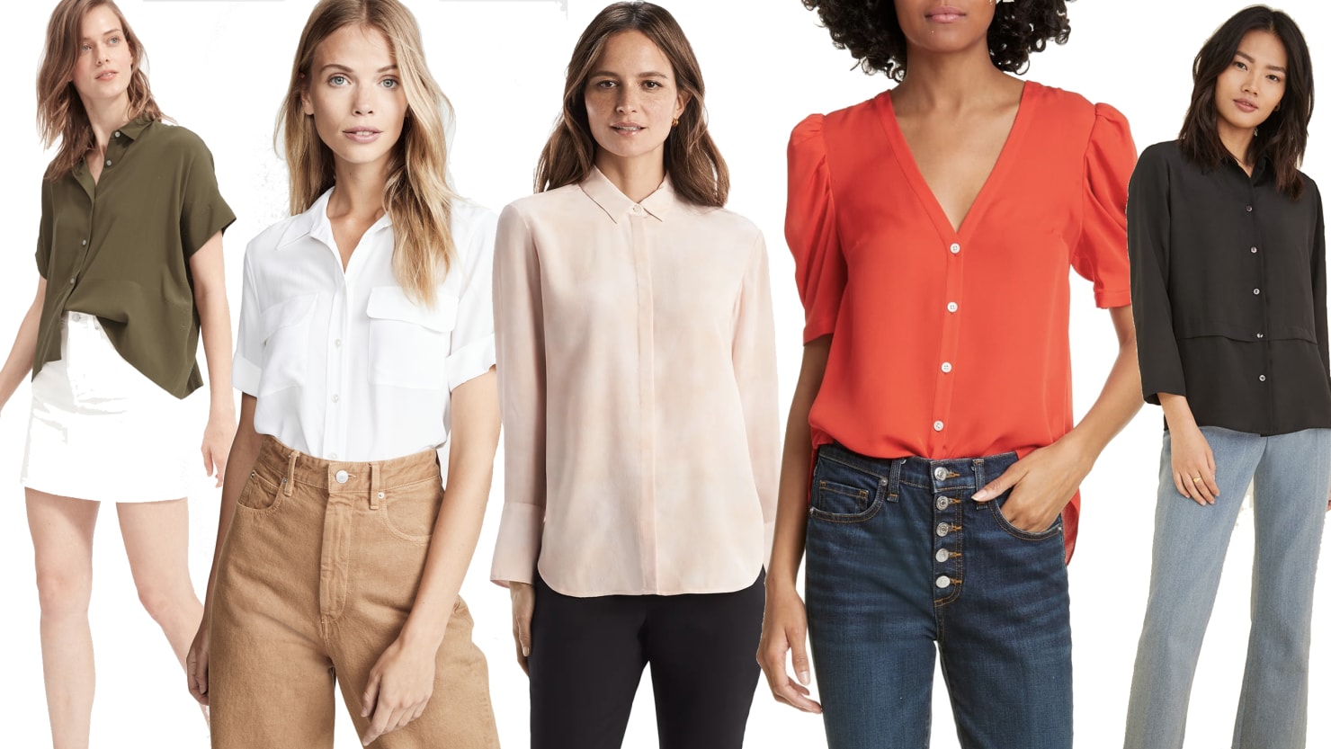 The Silk Button-Down Blouses You’ll Wear All Year