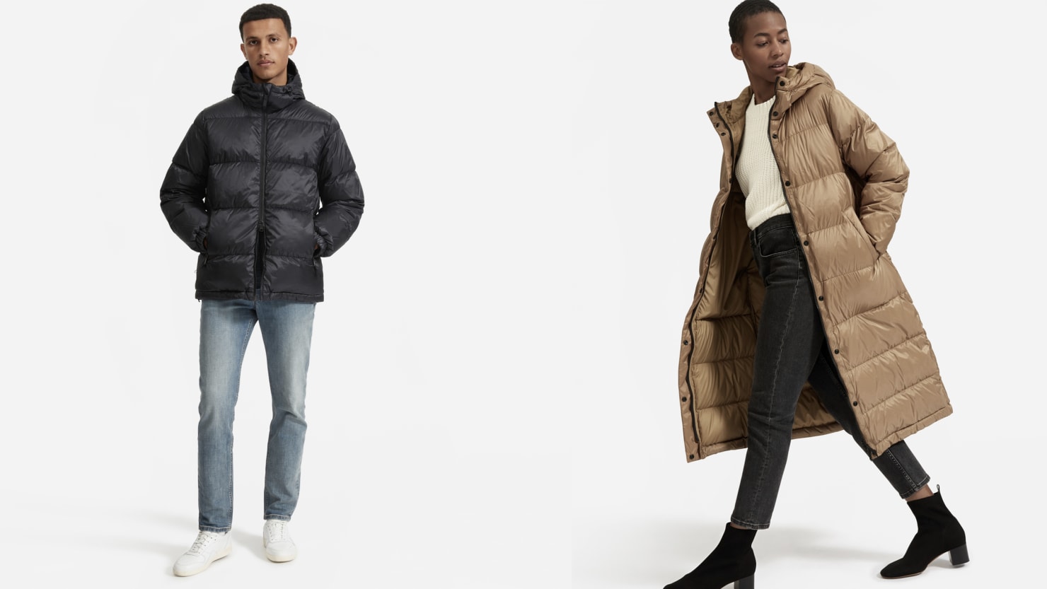 everlane renew review puffer made from plastic bottles - See (Anna
