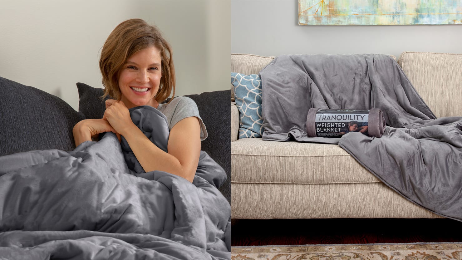 The Tranquility Weighted Blanket Will Help You Relax