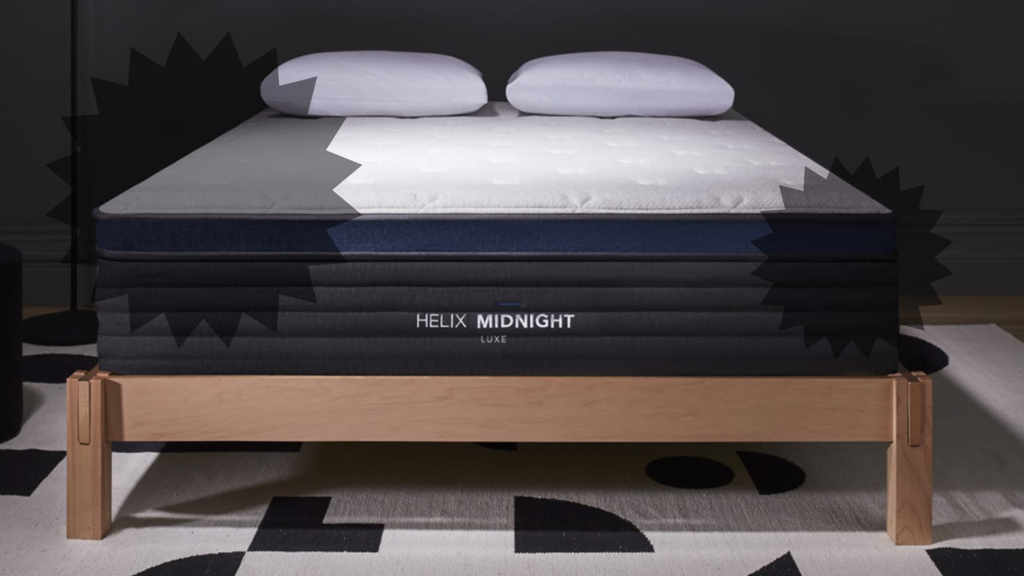 helix midnight luxe king hybrid mattress