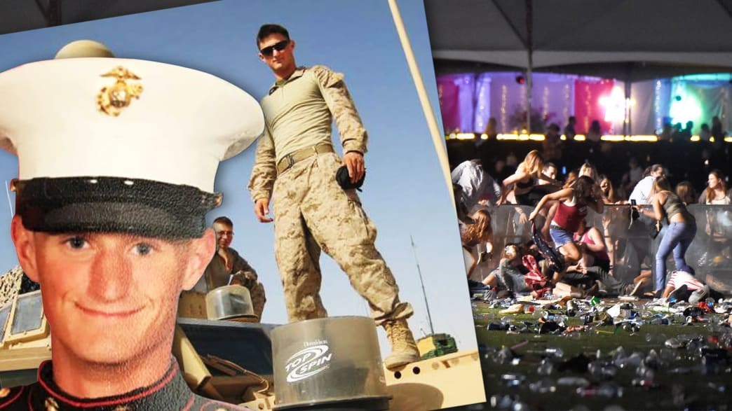 Marine Veteran Heard Shots, Grabbed Pickup Truck, and Took Vegas Victims to Safety