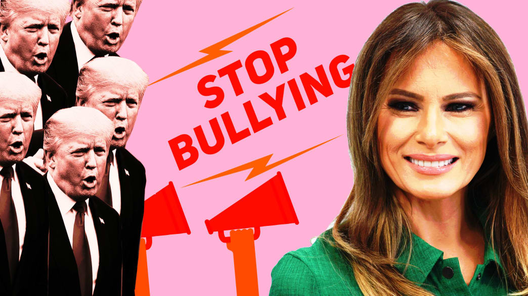 Her Husband Made It The Perfect Day For Melania Trump To Speak Out Against Bullying