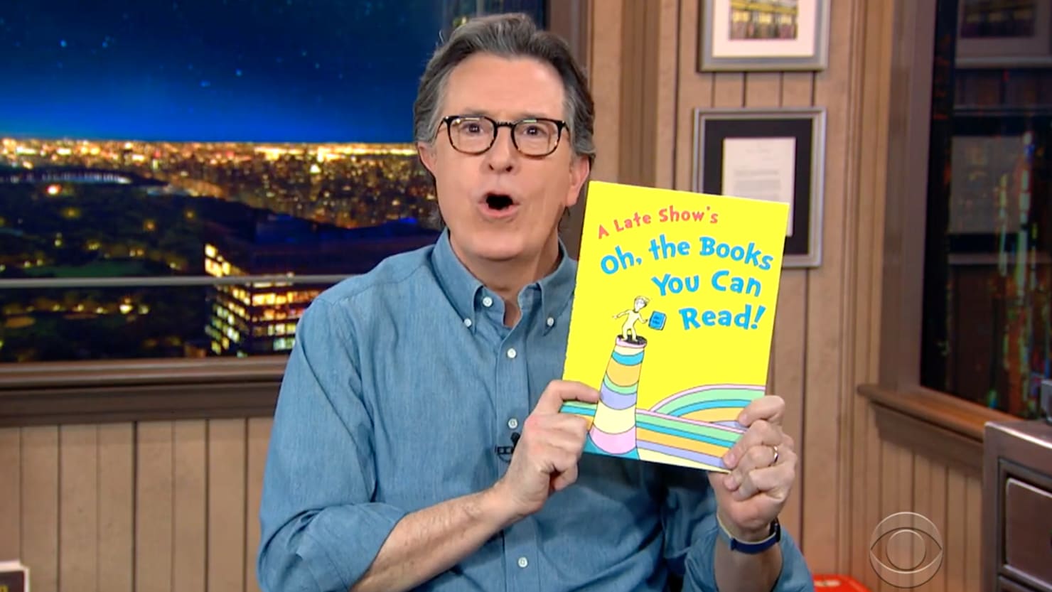 Stephen Colbert shoots back to Fox News and Don Jr.’s Dr. Seuss Freakout