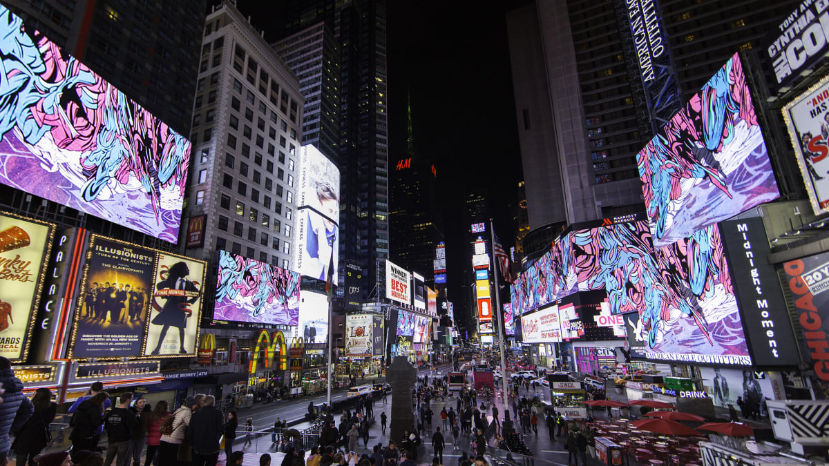 Times Square Arts: Midnight Moment
