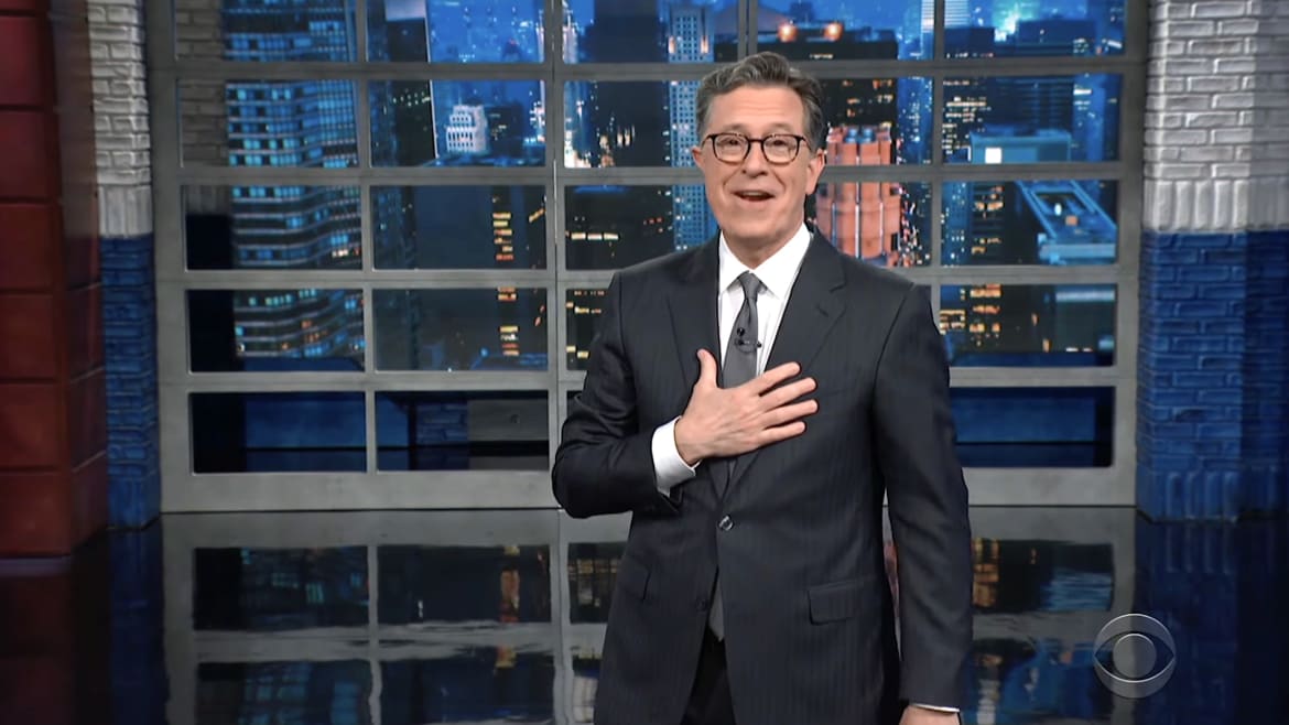 Colbert Returns to Roast Tucker Before Strike Shuts Down Late-Night