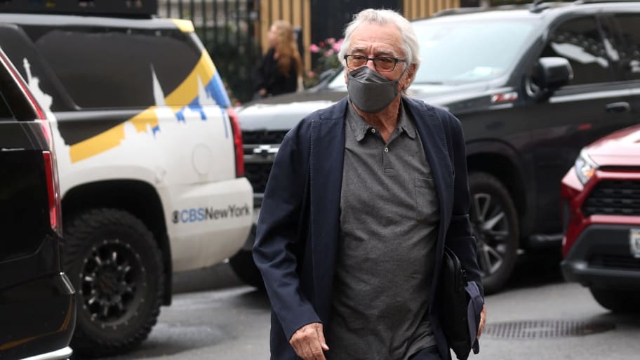 Robert De Niro arrives at United States Court in Manhattan to a federal gender discrimination lawsuit trial against him in New York City, Oct. 30, 2023.