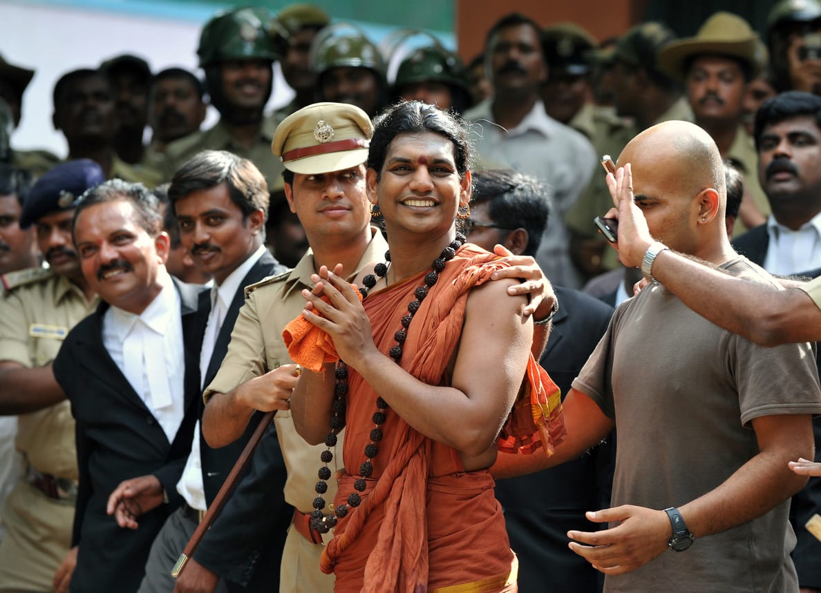 How Does Paramahamsa Nithyananda Still Preach to a Million Followers While  He's on the Run from the Cops?