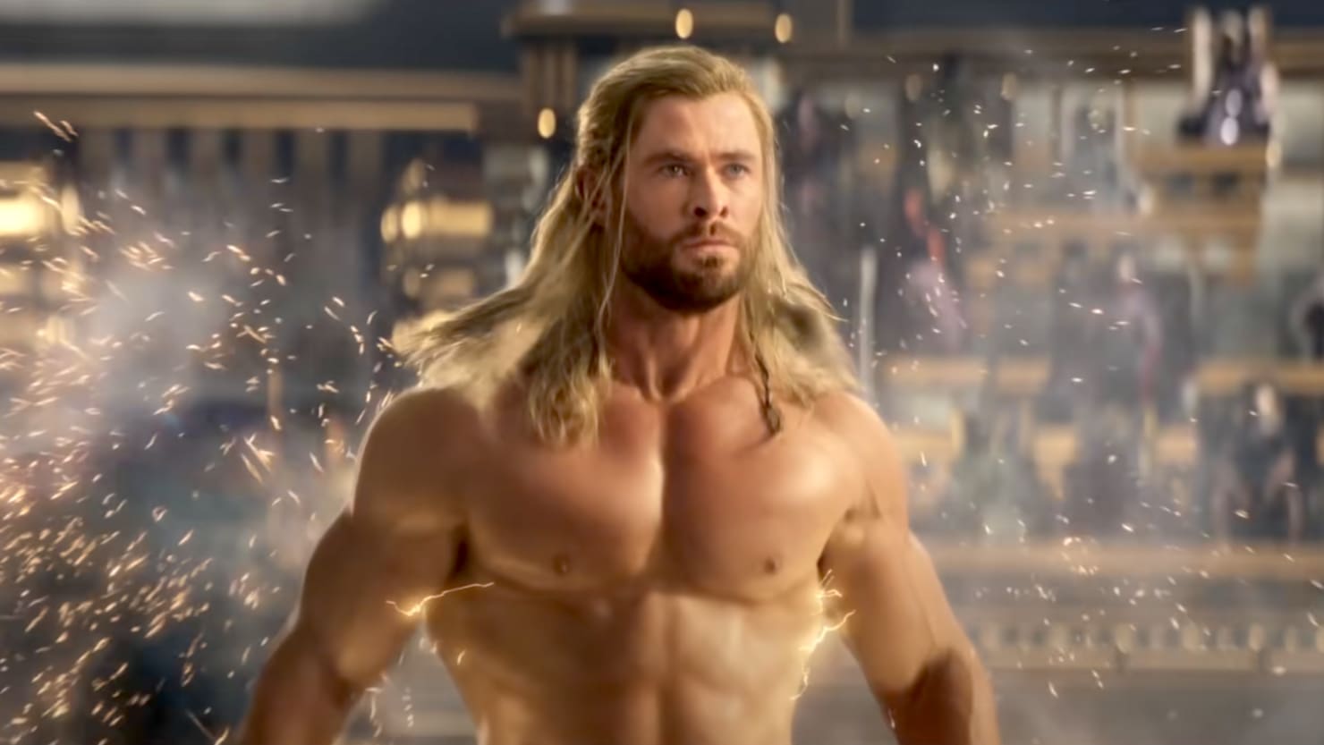 Chris Hemsworth e Chris Pratt aparecem em fotos do set de Thor