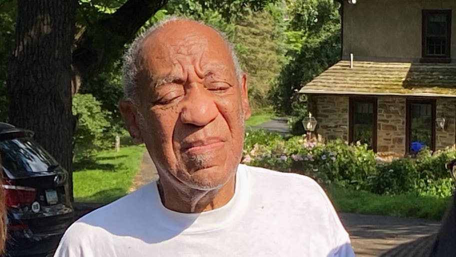 A photo of Bill Cosby at home, following his release from prison in 2021.