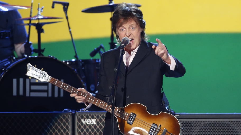 Paul McCartney performs in Los Angeles on Jan. 27, 2014.   