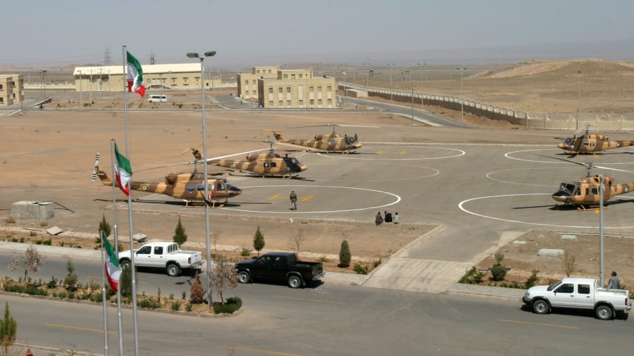 A general view of the Natanz uranium enrichment facility in Iran