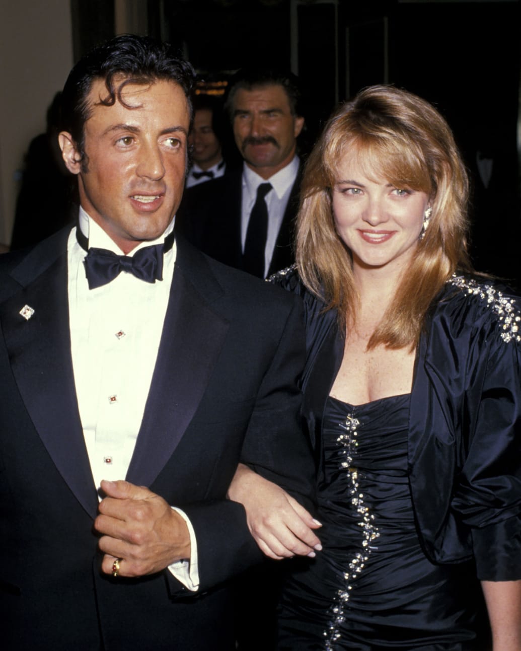 Sylvester Stallone pictured with Cornelia Guest
