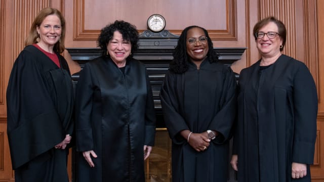 The female Justices of the Supreme Court