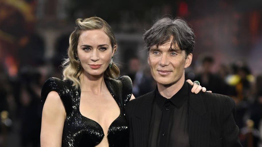 A picture of. Emily Blunt and Cillian Murphy, who went on an extreme diet for the role of atomic bomb scientist J. Robert Oppenheimer in director Christopher Nolan’s “Oppenheimer.”