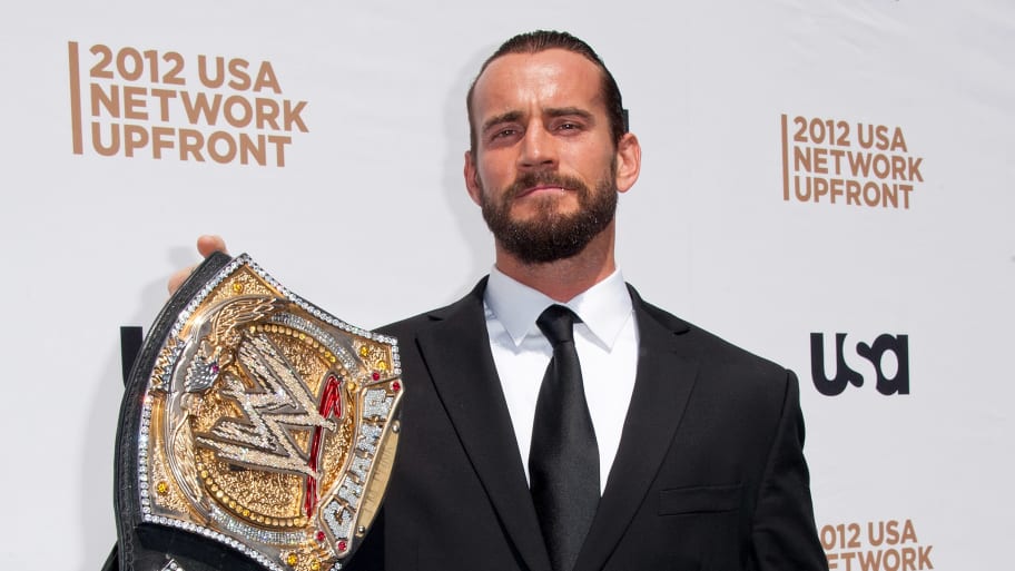 A picture of WWE wrestler CM Punk. WWE champion Philip Brooks (aka CM Punk) has been fired after getting into a physical altercation backstage with wrestler Jack Perry at an “All In” pay-per-view show in London last week.