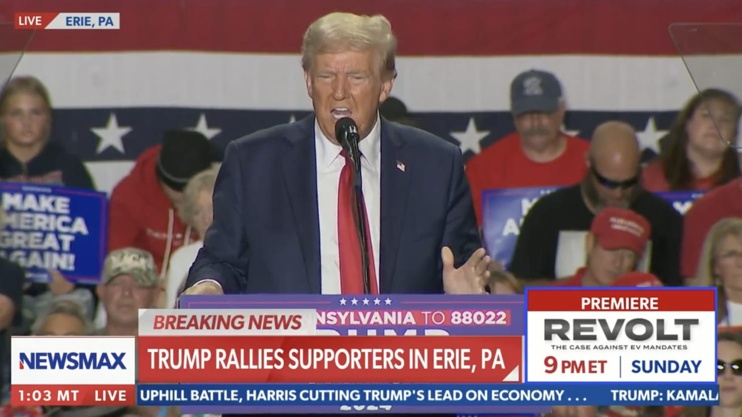 Trump Advocates for ‘One Violent Day’ to Combat Crime at Pennsylvania Rally