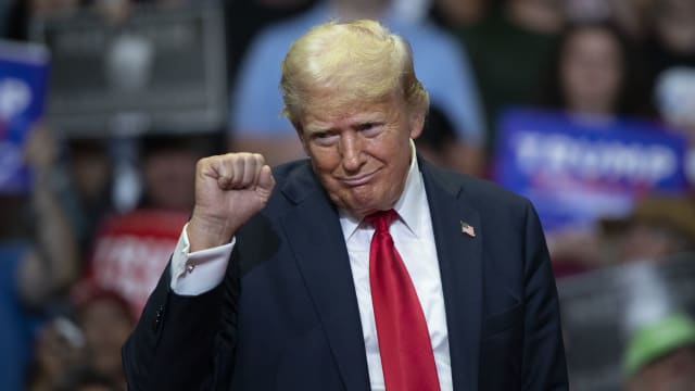 Donald Trump holds his first public campaign rally with his running mate, Vice Presidential nominee U.S. Senator J.D. Vance. This is also Trump's first public rally since he was shot in the ear during an assassination attempt in Pennsylvania on July 13.