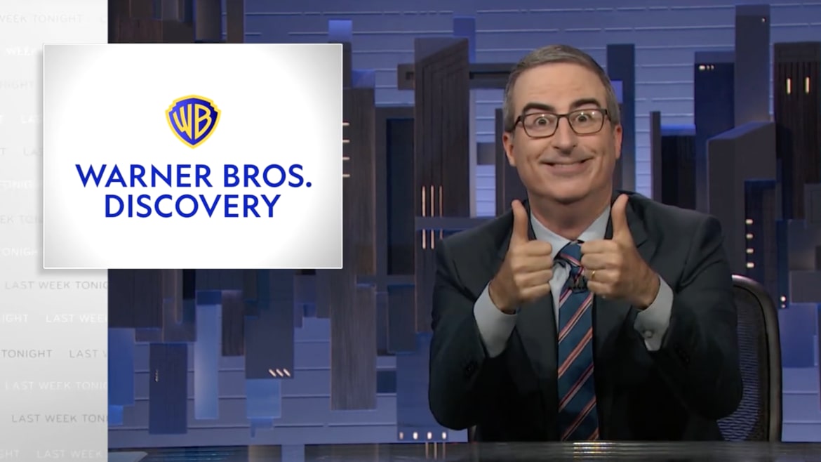 John Oliver Tears Into New Warner Bros. Discovery Bosses for ‘Burning Down Network’